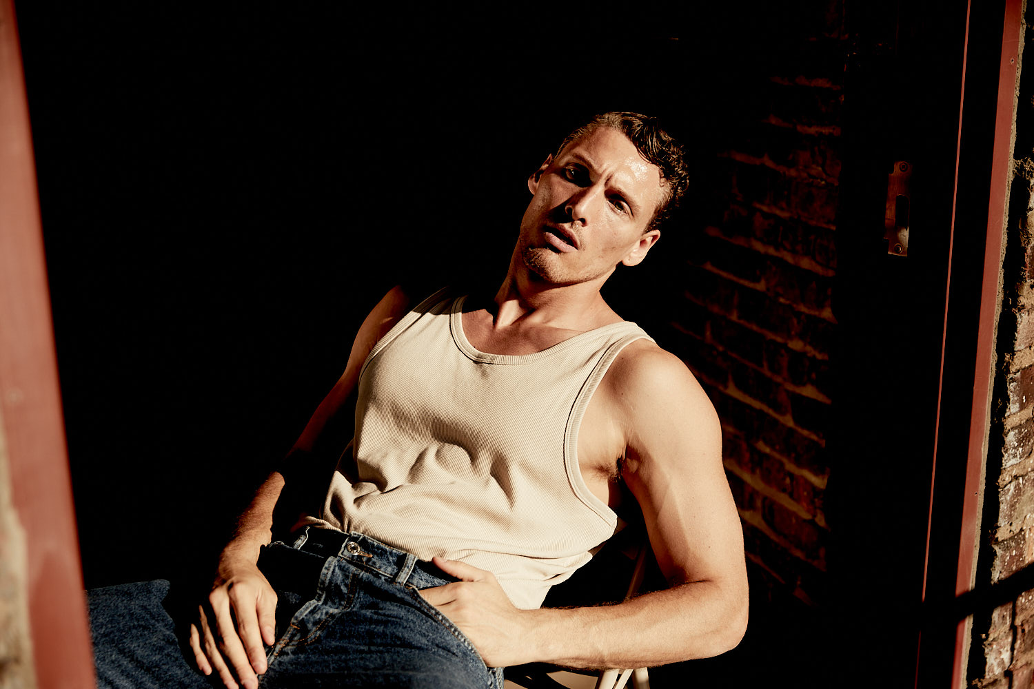 Relaxed men’s editorial portrait – lifestyle photography by Vikram Pathak